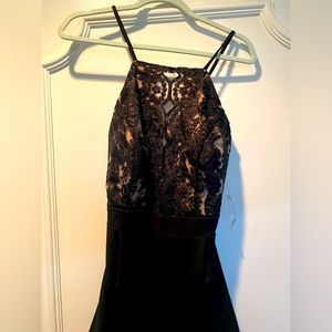 Blashe lacy mini-romper (one-piece w/shorts)